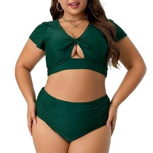 ➕ Allabreve Women Plus Size Tankini 2 Piece Swimsuit | Size 3X